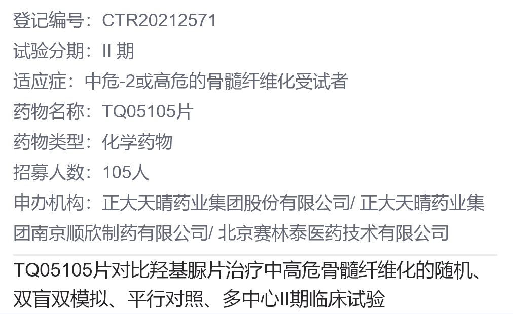 TQ05105临床试验