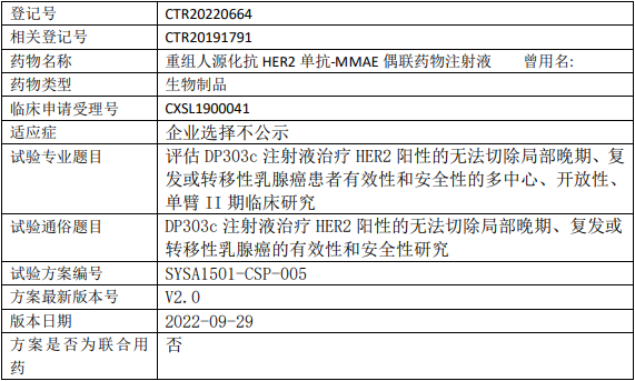 DP303c临床试验
